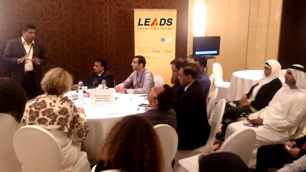 Delegates at a Leads International digital marketing workshop